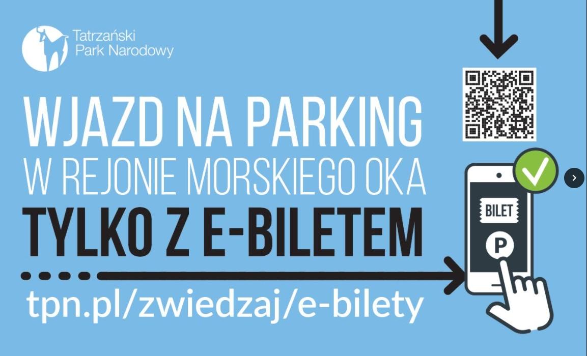 Ważne zmiany w funkcjonowaniu parkingów w rejonie Morskiego Oka