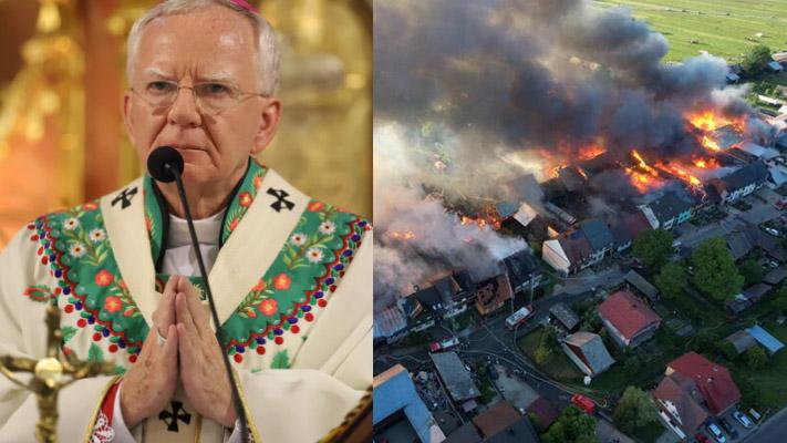 Archidiecezja Krakowska zebrała prawie 5 mln zł na pogorzelców z Nowej Białej