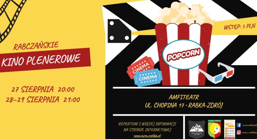 Rabczańskie Kino Plenerowe zaprasza