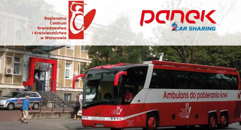 Oddaj krew z PANEK CarSharing