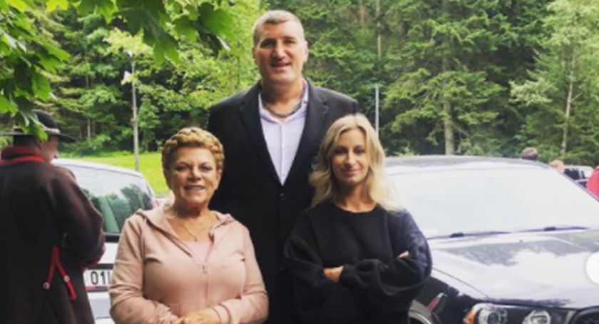 Magdalena Schejbal na planie filmowym w Zakopanem