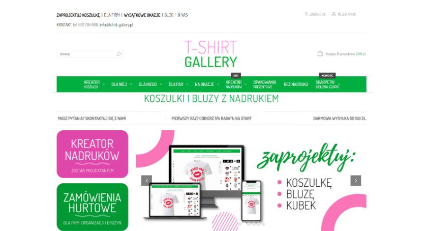 Koszulki z nadrukiem własnym - sposób na podkreślenie własnej osobowości