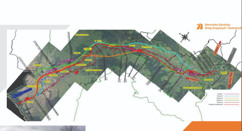 Spotkania informacyjne w związku z projektem nowej chyżnianki - DK 7 Rabka - Chyżne