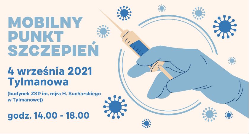 Mobilny punkt szczepień w gminie Ochotnica Dolna