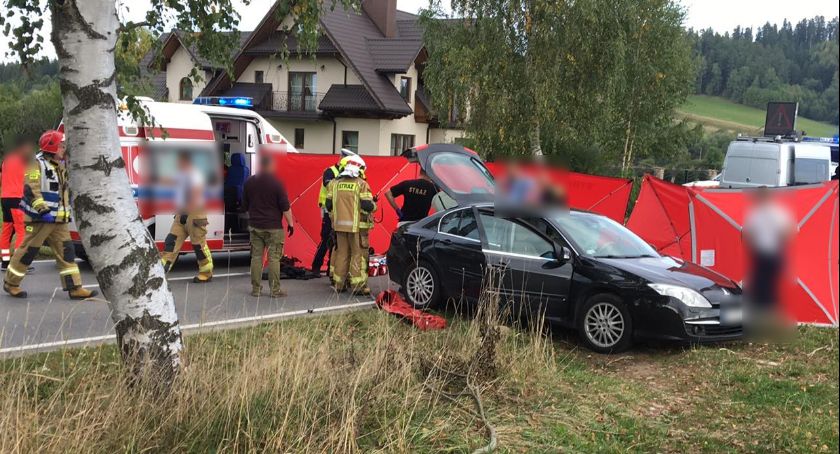 Groźne zdarzenie w Trybszu - reanimacja motocyklisty
