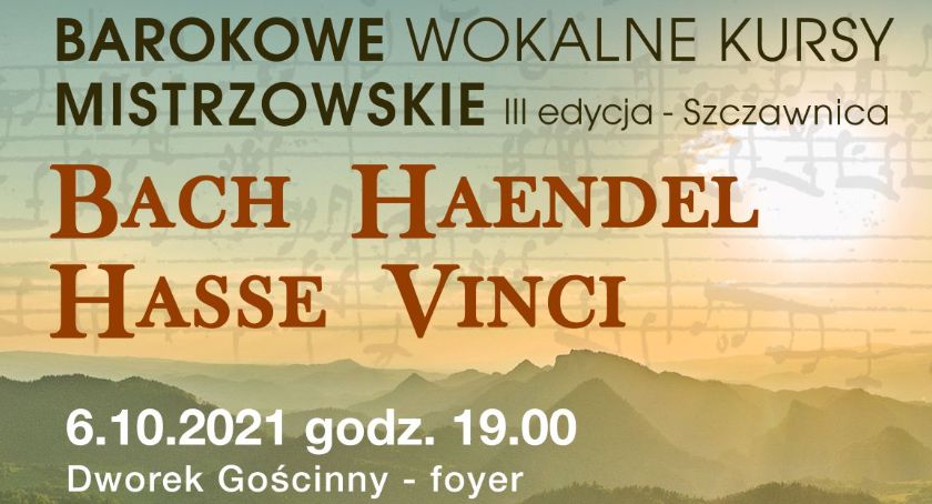 Wokalne Kursy Mistrzowskie oraz koncert w Szczawnicy