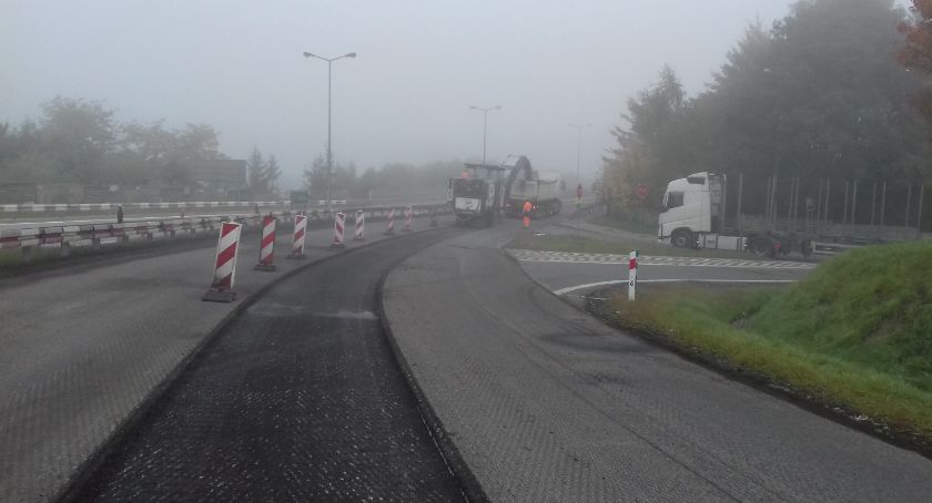 Remont nawierzchni na zakopiance w Chabówce