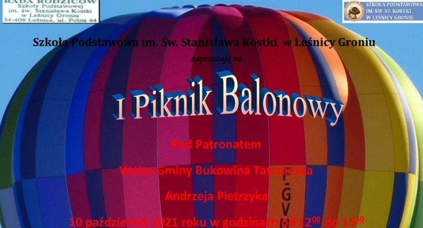  I Piknik Balonowy w Leśnicy Groniu