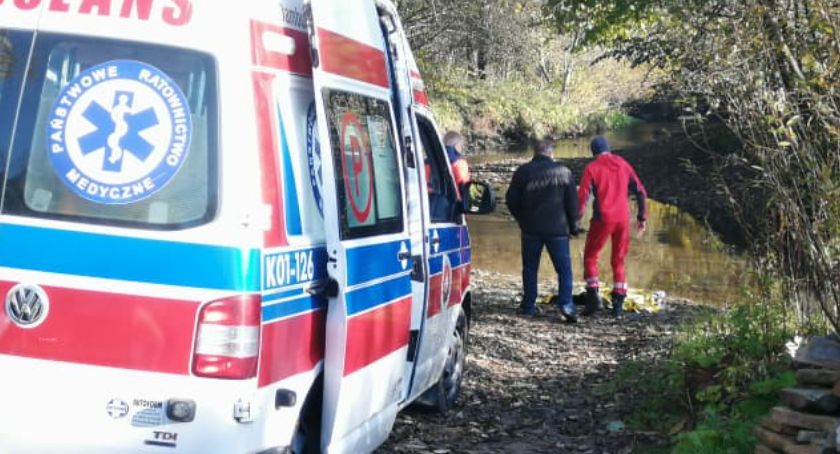 Martwy mężczyzna w zakopiańskim potoku