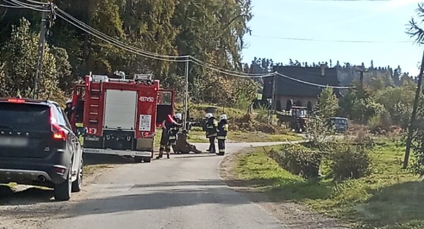 Pomogli mężczyźnie - twierdzi, że został potrącony