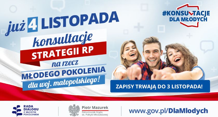 Weź udział w konsultacjach strategii dla młodych w woj. małopolskim
