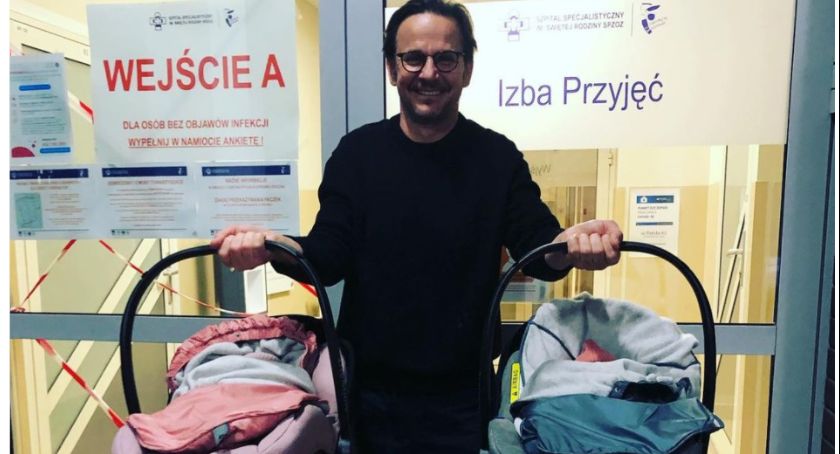 Znany aktor z Nowego Targu Bartłomiej Topa został ojcem bliźniąt 