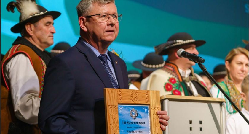 Marszałek Małopolski Witold Kozłowski honorowym członkiem Związku Podhalan