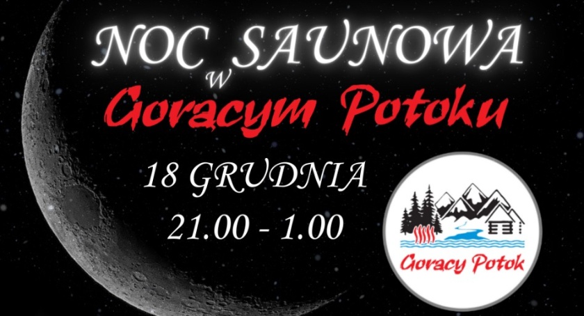 Noc saunowa w Gorącym Potoku