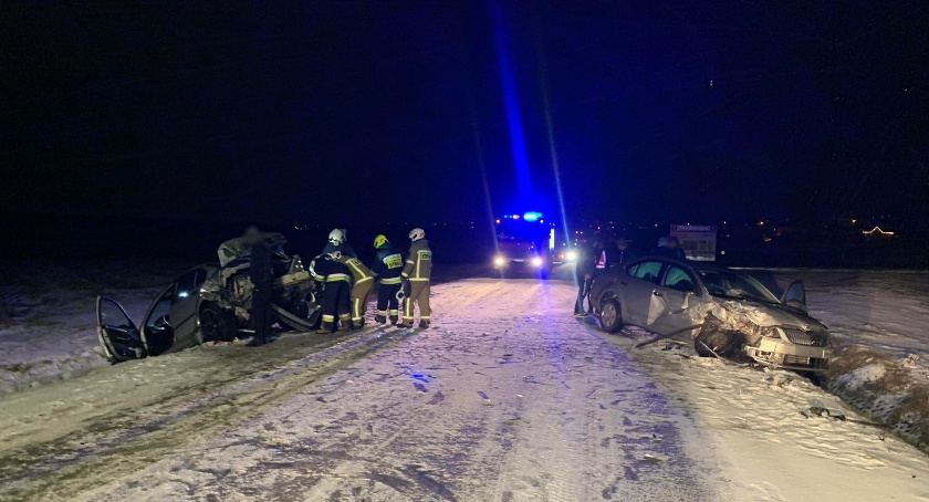 Groźne zderzenie na granicy Piekielnika i Czarnego Dunajca