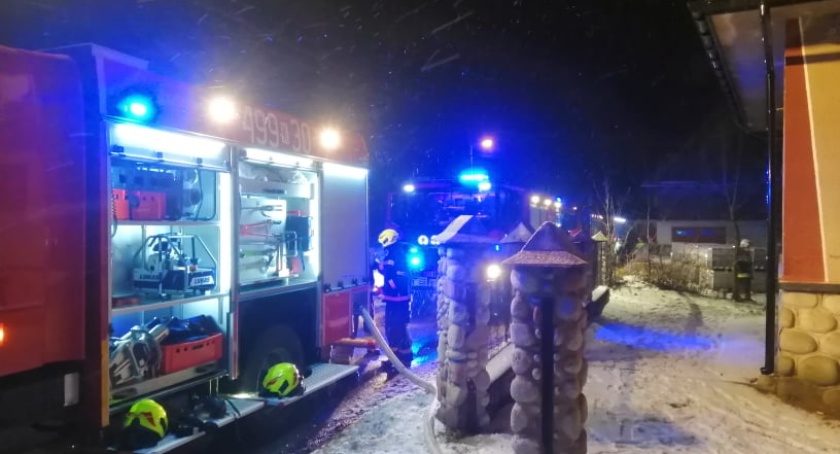 Pożar w budynku mieszkalnym w Borze 