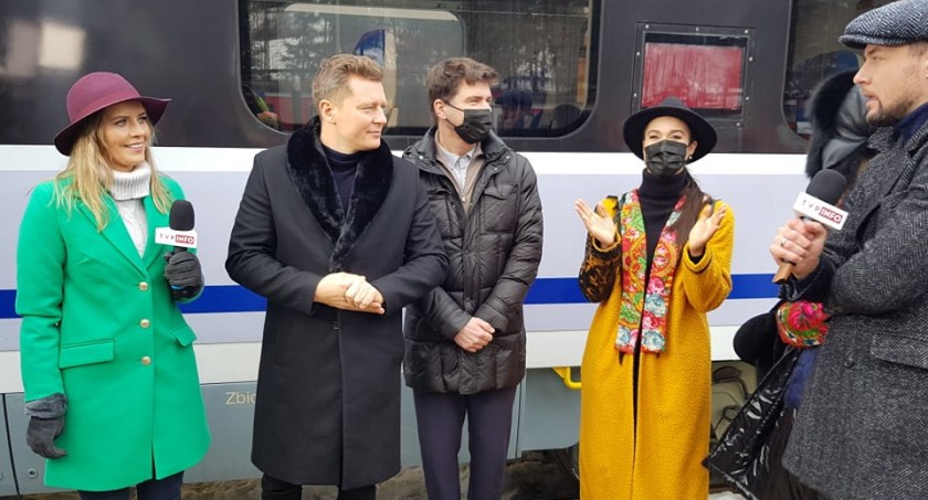 Powitanie prowadzących Sylwestra Marzeń w Zakopanem