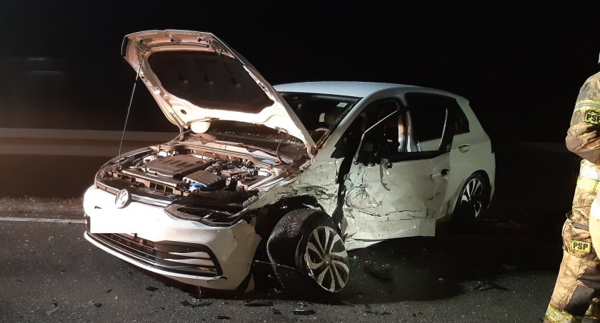 Groźny nocny wypadek na zakopiance 
