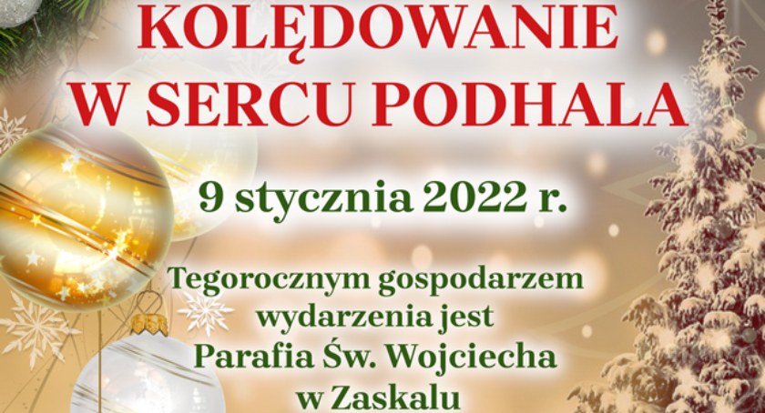 Kolędowanie w Sercu Podhala - zaproszenie
