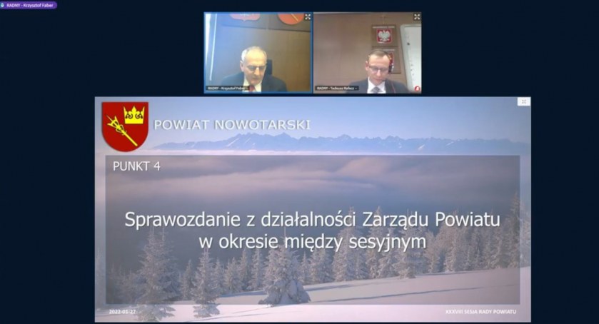 XXXVIII Sesja Rady Powiatu Nowotarskiego