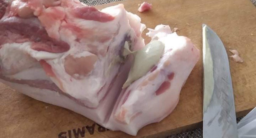 Zepsute mięso w jednym z orawskich sklepów