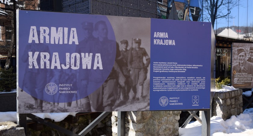 80. rocznica powstania Armii Krajowej - wystawa plenerowa w Zakopanem