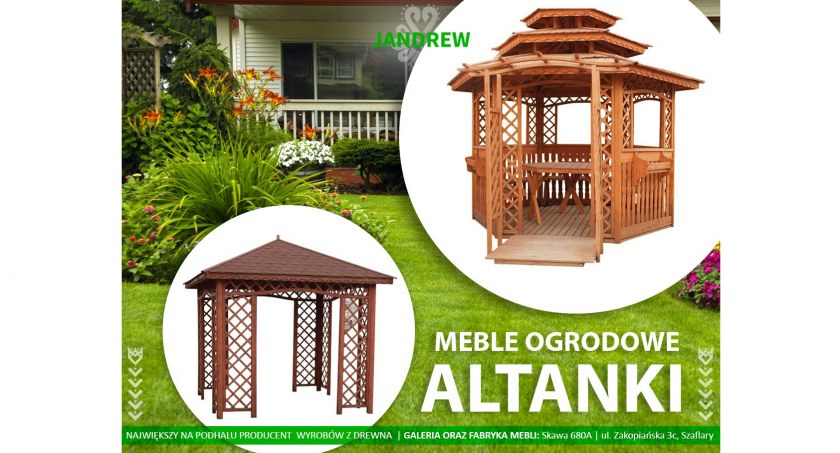 Modne altanki drewniane hitem tego sezonu