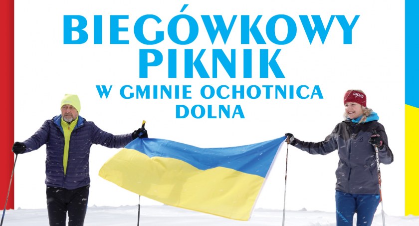 Biegówkowy Piknik w Gminie Ochotnica Dolna dla Ukrainy