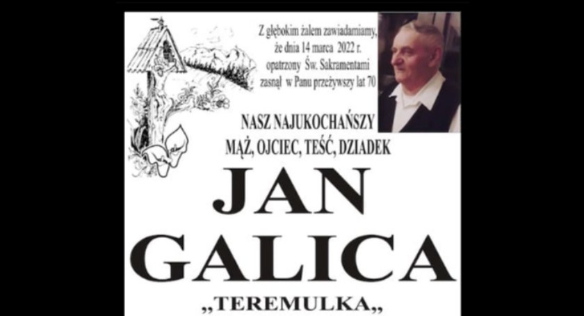 Zmarł znany fiakier Jan Galica - Teremulka