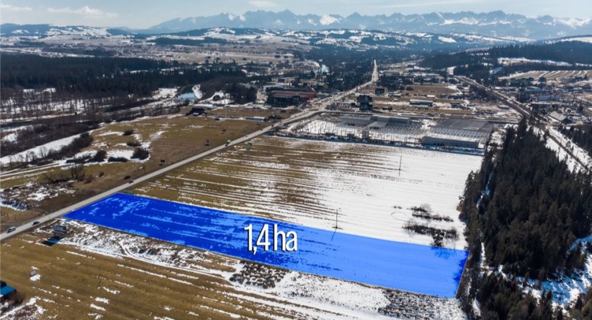 Do sprzedania działka usługowa w Nowym Targu