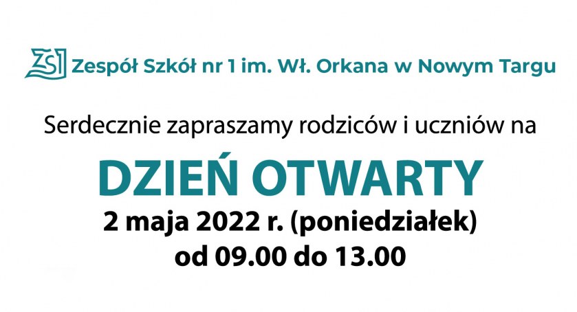 Dzień Otwarty w Zespole Szkół nr 1 im. Władysława Orkana w Nowym Targu