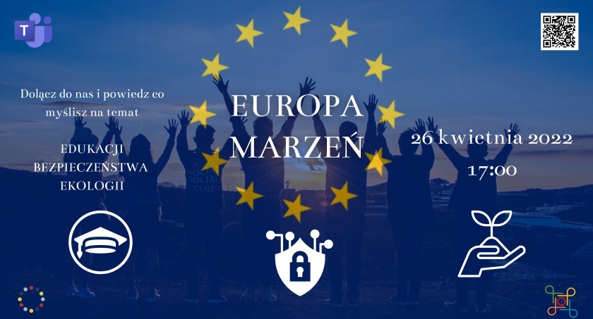  Europa Marzeń - zaproszenie na spotkanie dyskusyjne