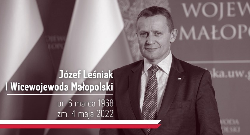 Zmarł Józef Leśniak, wicewojewoda Małopolski i były poseł naszego okręgu