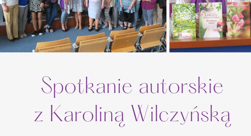 Karolina Wilczyńska na spotkaniu z czytelnikami nowotarskiej biblioteki