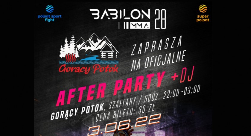 After Party DJS BABILON - Gorący Potok X BABILON MMA 28