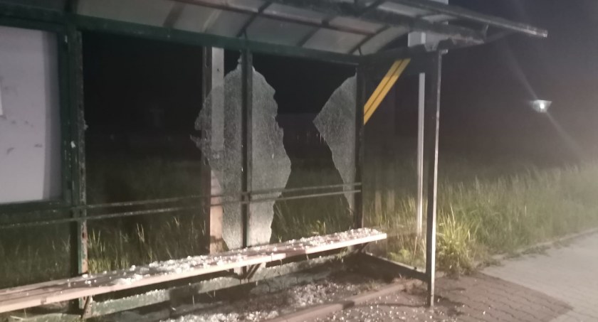 Strzelał do wiat przystankowych - czeka go sprawa karna 
