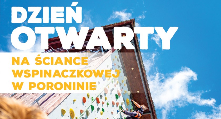 Dzień Otwarty na Ściance Wspinaczkowej w Poroninie
