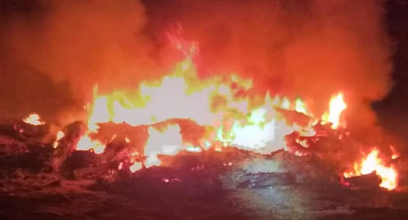 Pożar w trudno dostępnym terenie