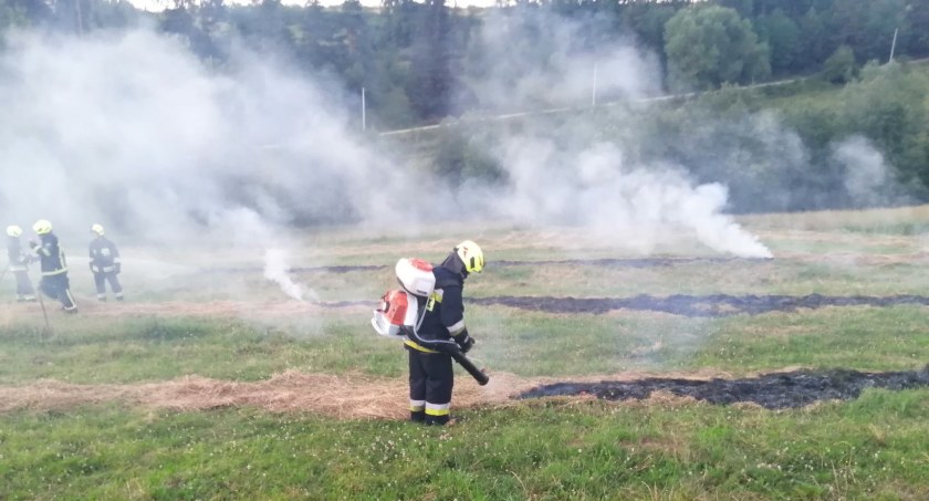 Pożar podczas festynu strażackiego 
