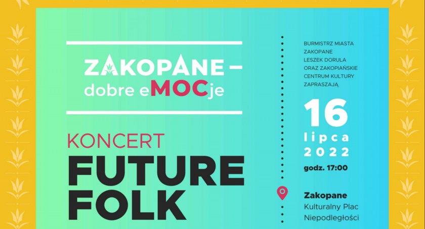 Koncert Future Folk już w najbliższą sobotę w Zakopanem