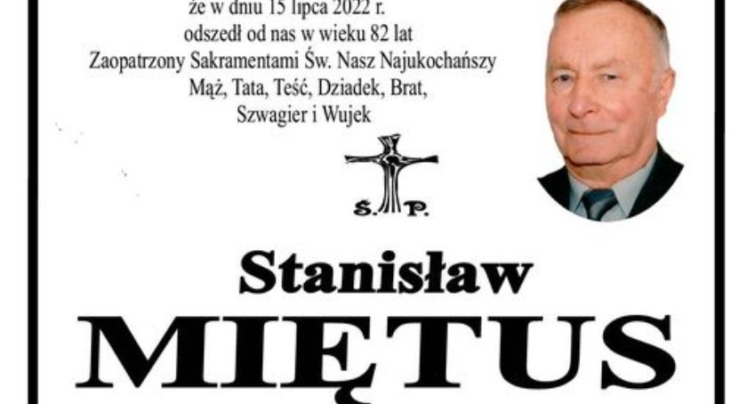 Zmarł Stanisław Miętus, wieloletni samorządowiec z Czarnego Dunajca
