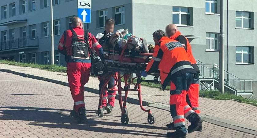Mężczyzna spadł z wiaduktu podczas prac na nowej zakopiance
