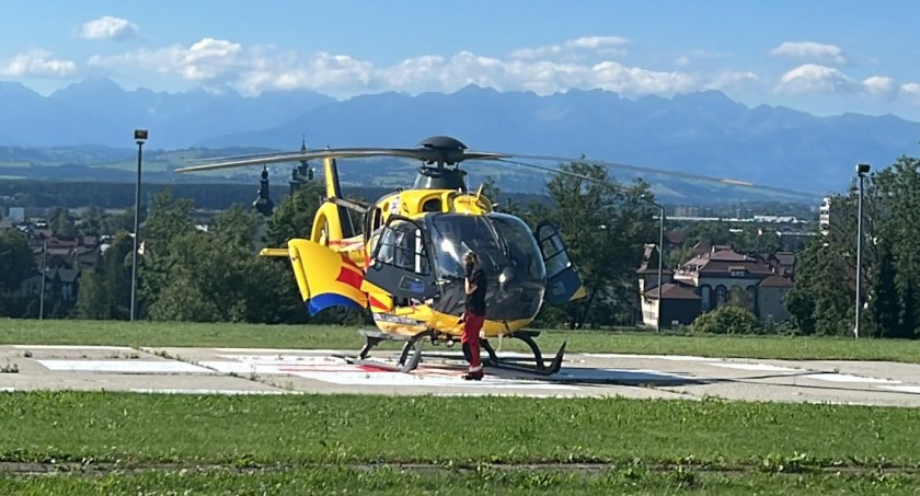 Podczas prac na nowej zakopiance z wiaduktu spadł 47-latek z Rabki-Zdroju