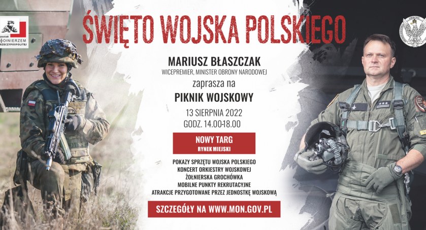 Święto Wojska Polskiego na Rynku w Nowym Targu