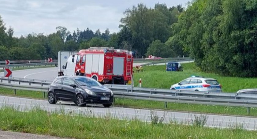 Motocyklista poszkodowany na zakopiance