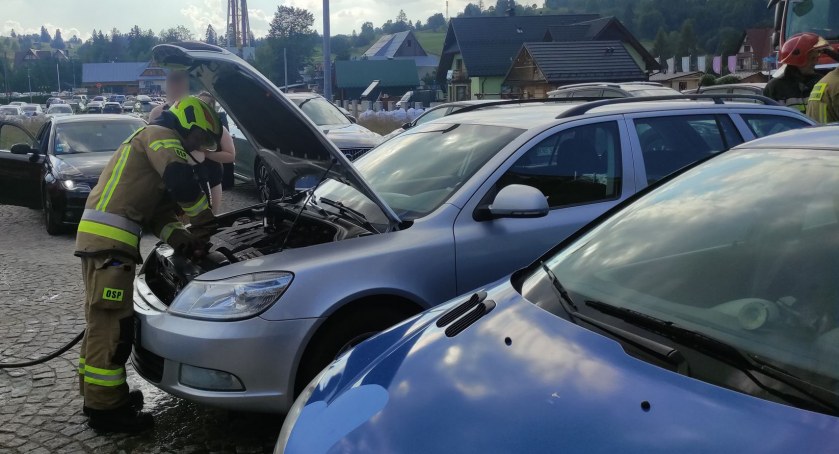 Pożar na termach w Chochołowie