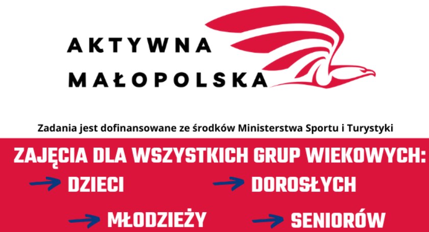 Aktywna Małopolska - zajęcia dla dzieci, młodzieży, dorosłych i seniorów