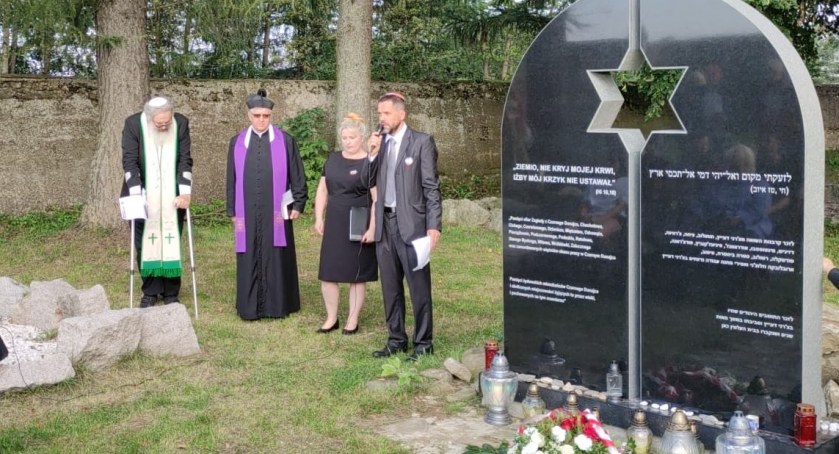 Obchody 80. rocznicy zagłady żydowskich mieszkańców Czarnego Dunajca
