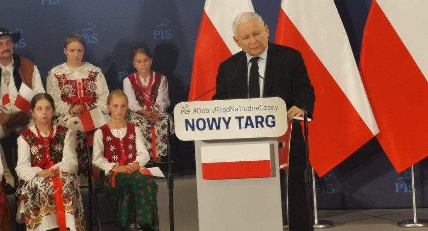 Spotkanie Jarosława Kaczyńskiego z góralami