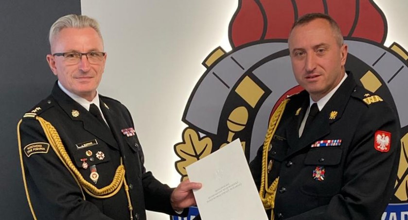Brygadier Janusz Barnaś oficjalnie zastępcą komendanta Państwowej Straży Pożarnej w Nowym Targu